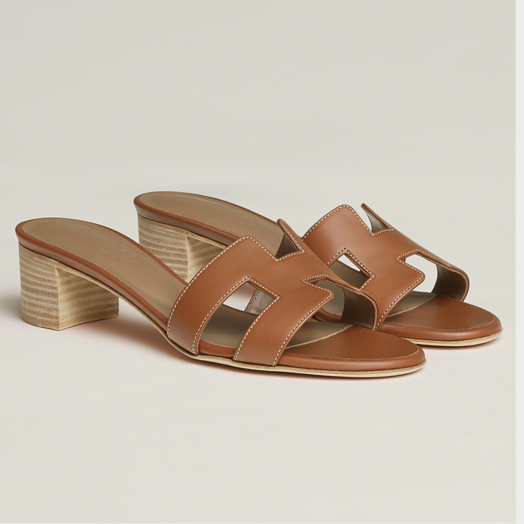 HERMES Oasis Sandals Gold